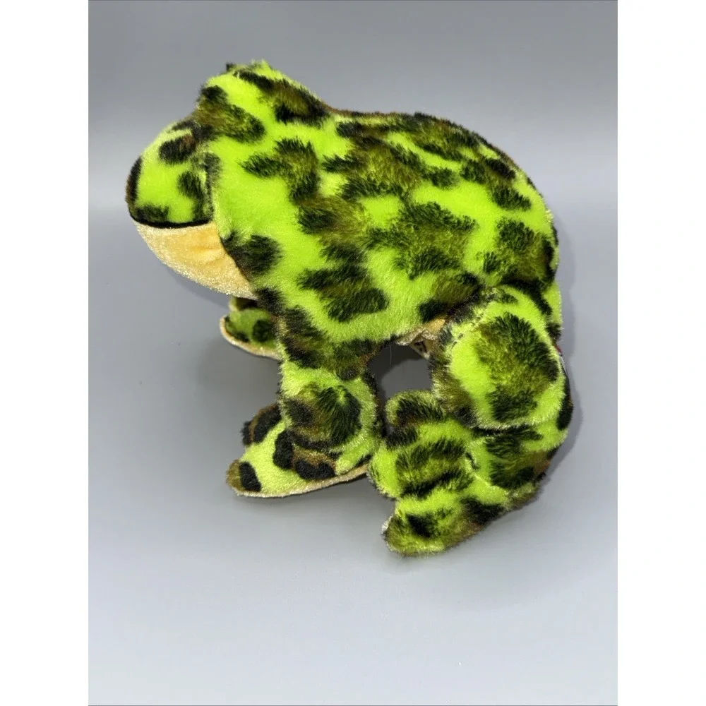 Ganz Webkinz Bullfrog Plush realistic Stuffed Toy Green Frog‎ HM114 No Code